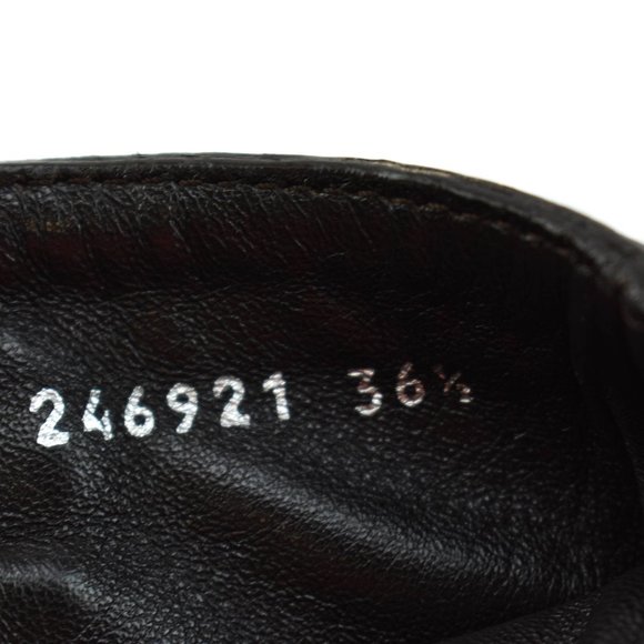 GUCCI: Brown, Leather & Silver Logo Horsebit Boots - Picture 10 of 12